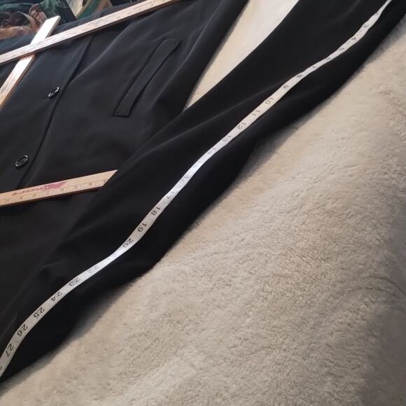 Loro Piana x Cardinal of Canada Wool Storm System Black Macintosh Pea Coat 42R - Picture 14 of 16